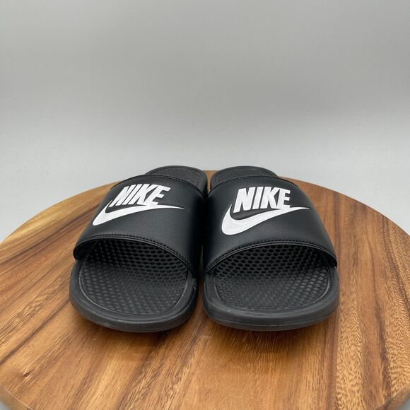 Nike Benassi JDI Sandals Mens Size 13 Black Casual Slides Comfort Pool Beach main image 9